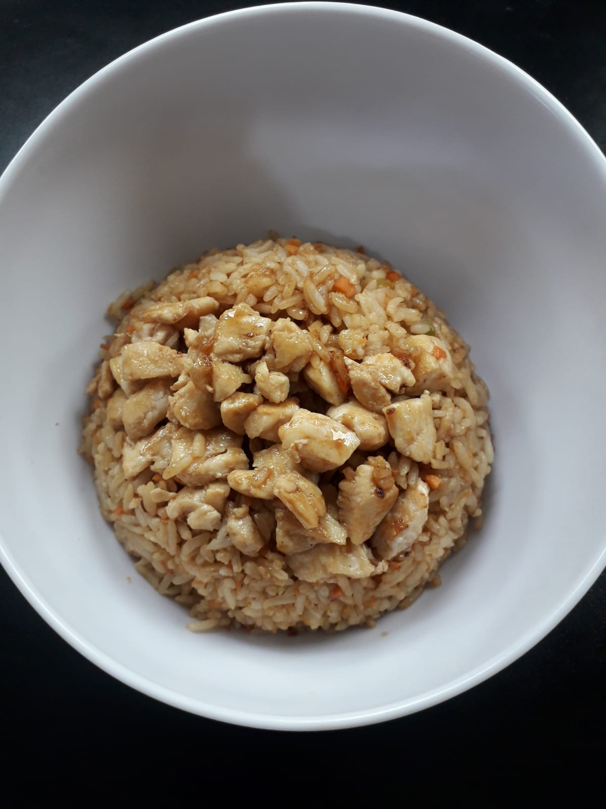 Arroz Frito de Pollo