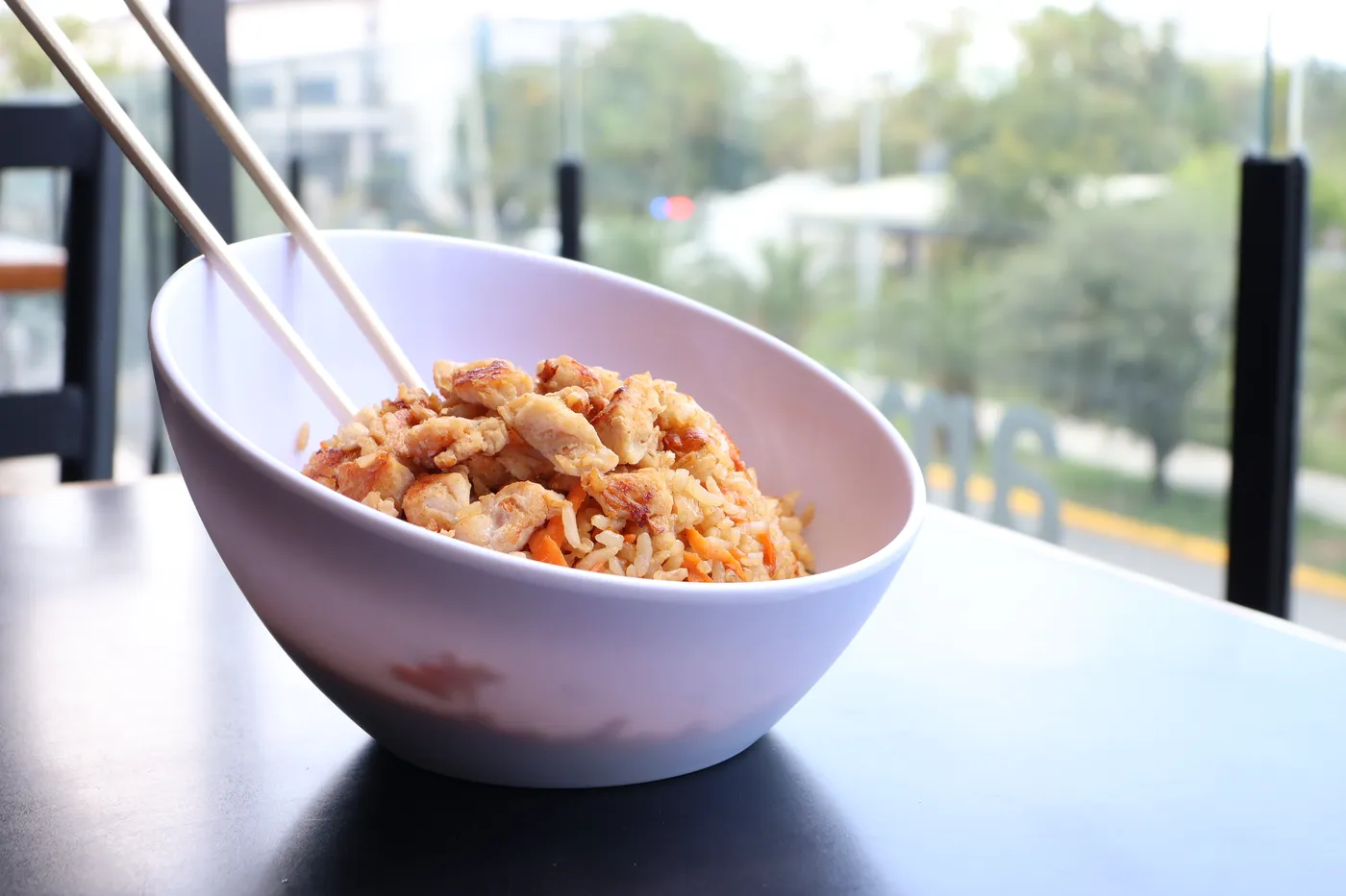 Arroz Frito de Pollo