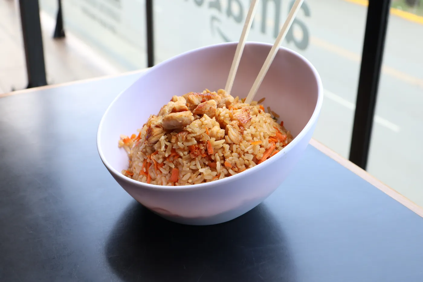 Arroz Frito de Pollo